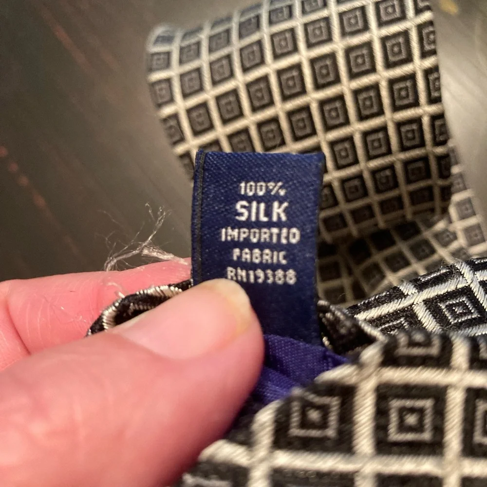 Nautica mens silk necktie